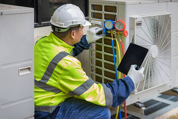 Professional Ductwork Repair technician working in Aleppo, PA